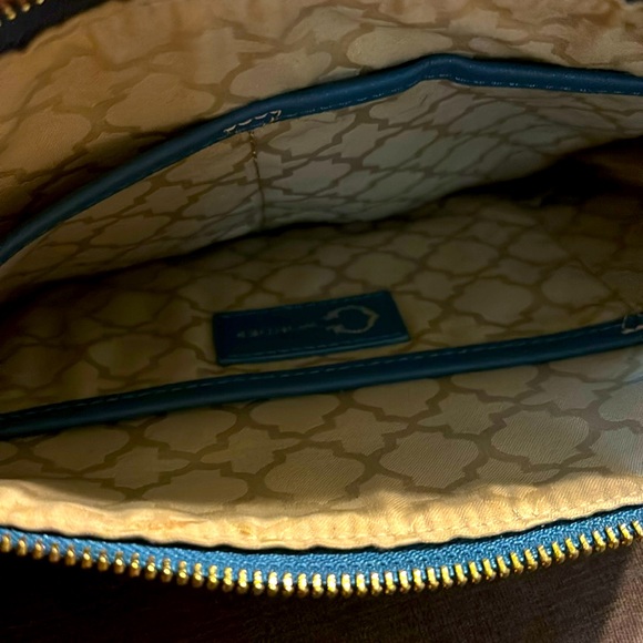 C Wonder Striped Leather Clutch Purse NWOT - Picture 7 of 11